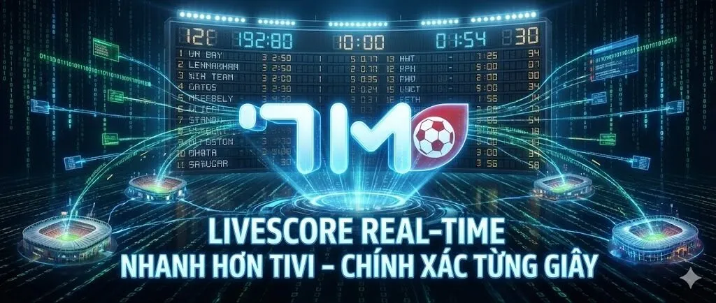7M Livescore: Cập nhật tỷ số nhanh hơn gió